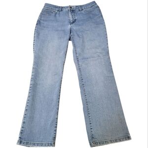 Charter Club Light Blue Lexington Straight Leg Jeans - Size 8PS